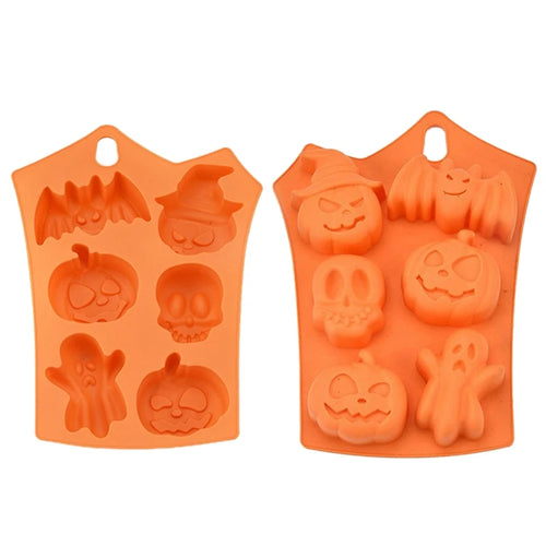 1pcs Pumpkin Halloween Silicone Mold