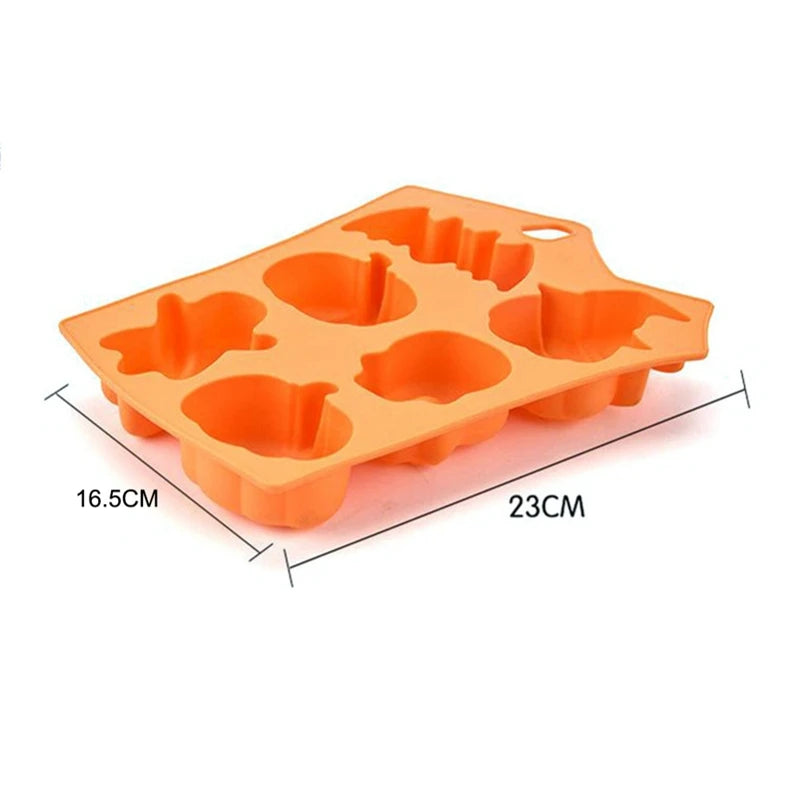 1pcs Pumpkin Halloween Silicone Mold