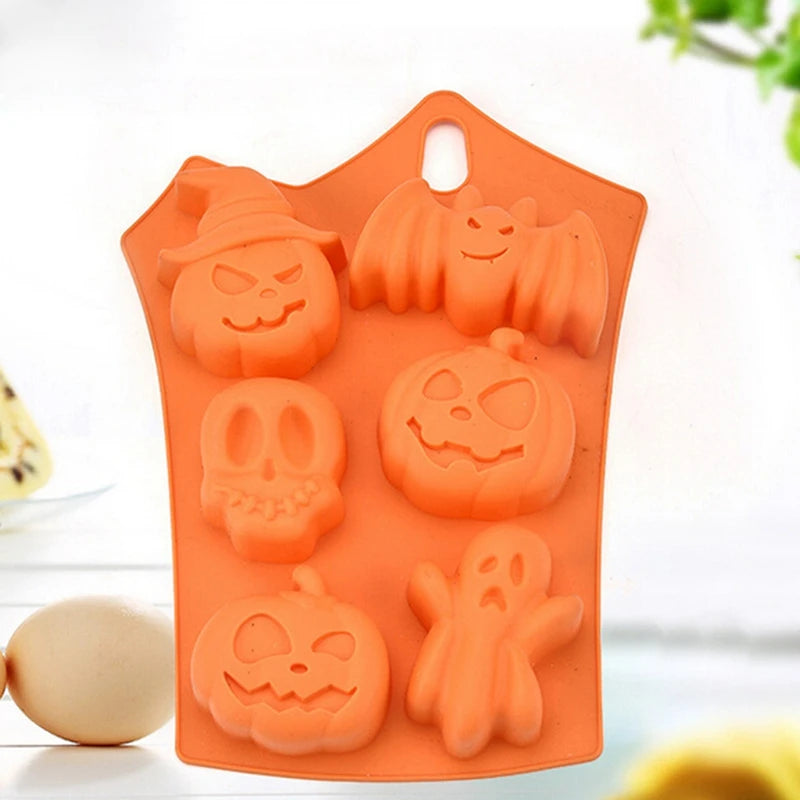 1pcs Pumpkin Halloween Silicone Mold