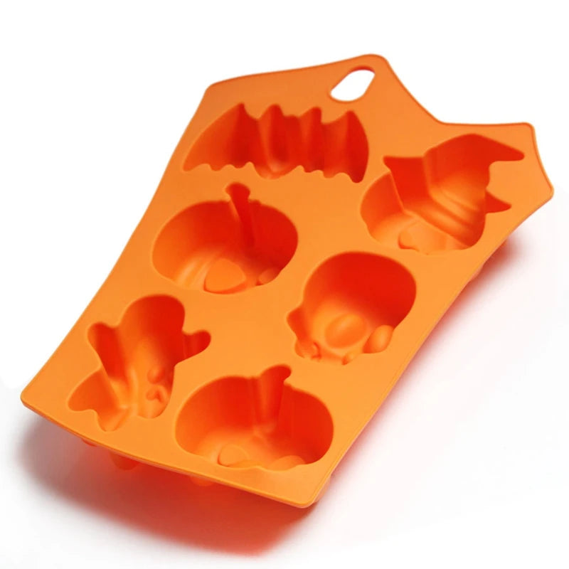 1pcs Pumpkin Halloween Silicone Mold